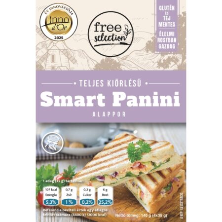 Teljes kiőrlésű Smart Panini alappor 4x35g