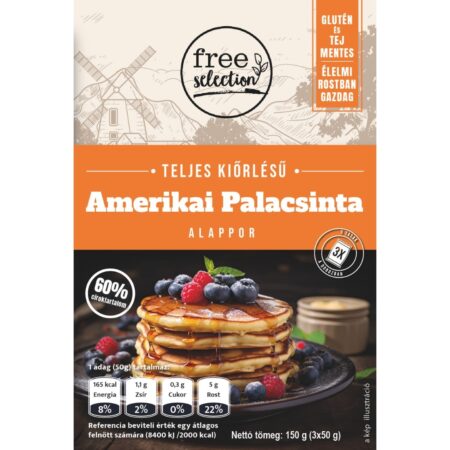 Teljes kiőrlésű Amerikai palacsinta alappor 3x50g