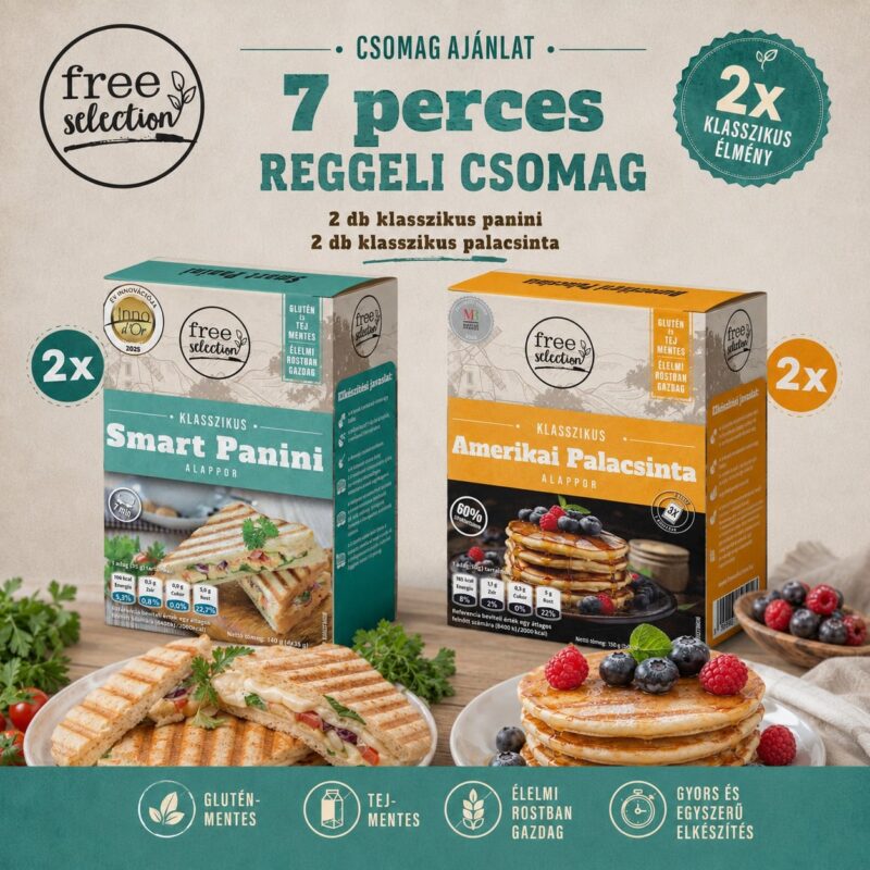 7 perces reggeli csomag