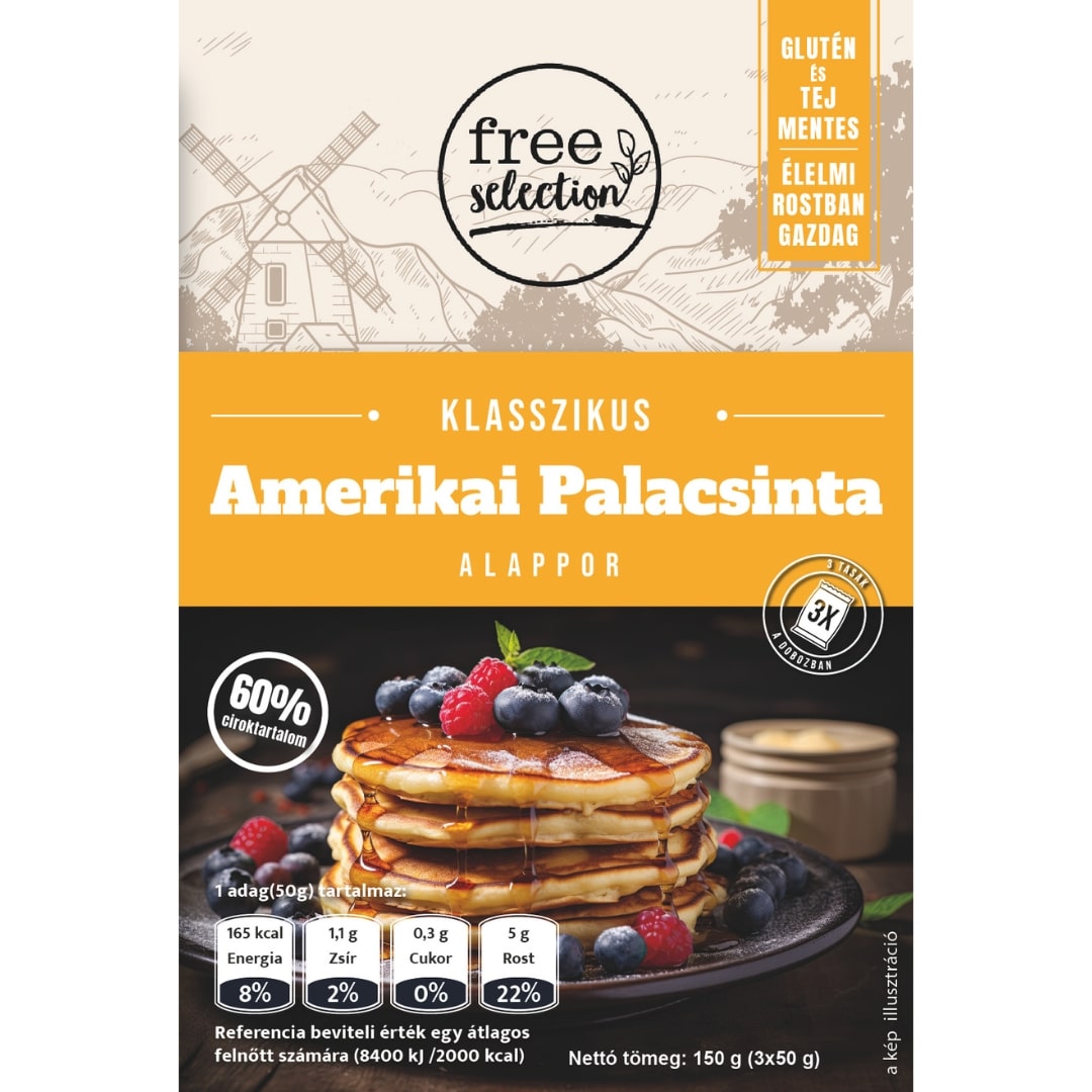 Klasszikus Amerikai palacsinta alappor 3x50g