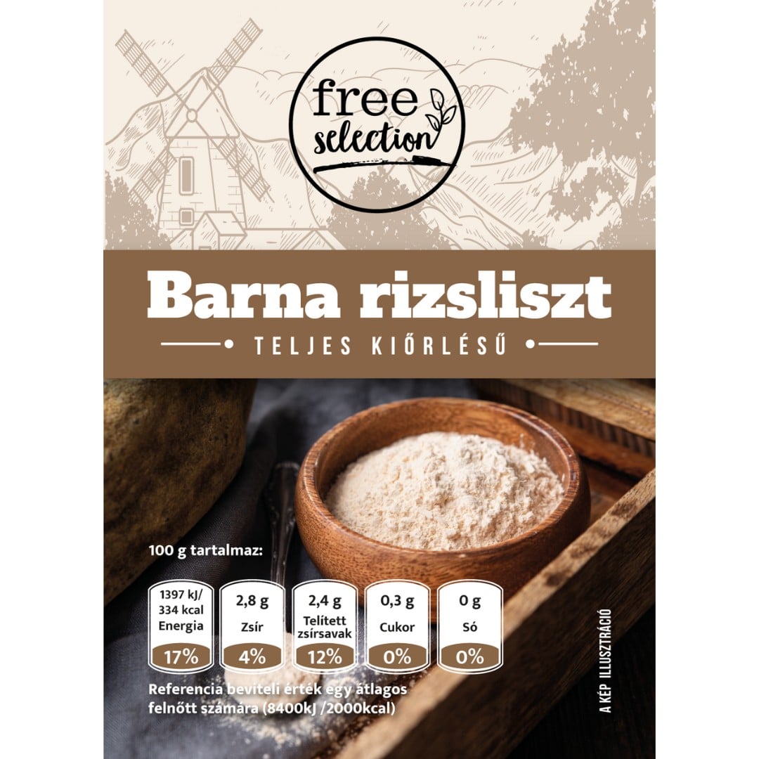 Barna rizsliszt 500g